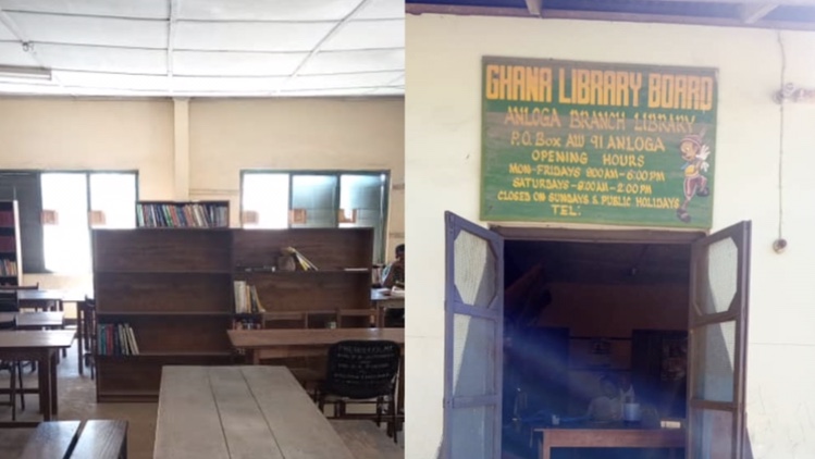 The sorry state of Anloga Community Library; facelift needed.