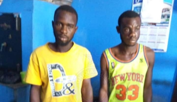 Police commend the people of Tadzewu for their role in arresting some criminals- DETAILS!
