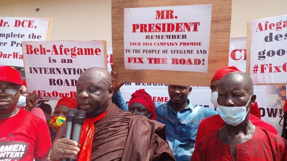 “Bring back the road contractor to site for work to resume”- Agotime- Afegame residents tell government.