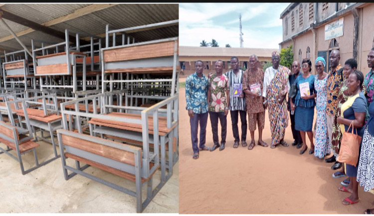 Relief at Last: Agbozume E. P. Kpota Junior High School receives dual desks- DETAILS! 