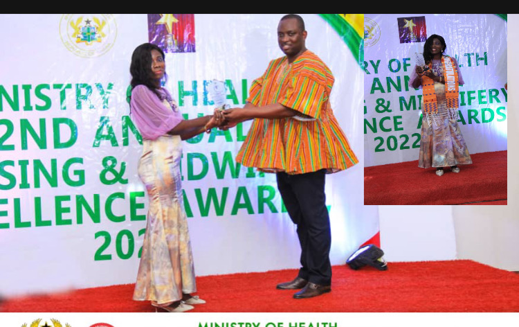 Meet Madam Evelyn Adzo Adzolah, the 2022 Best Clinical Midwife in the Oti Region- DETAILS! 